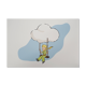 Antoine de Saint-Exupéry: The Little Prince flies with the clouds, lithograph.