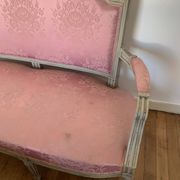 Vintage canapé / Antique banquette in Louis XVI style