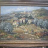 Oil on canvas by Félix Tisot