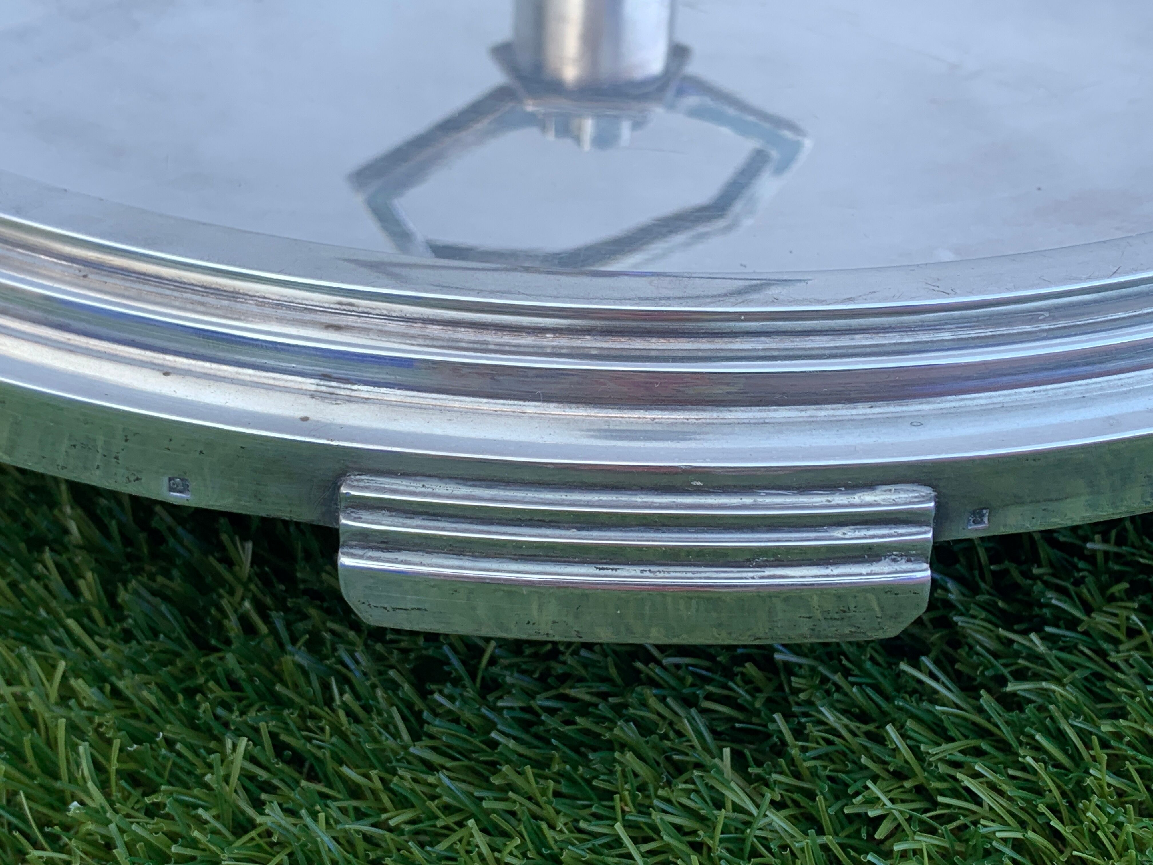 Christofle presentation tray in metal