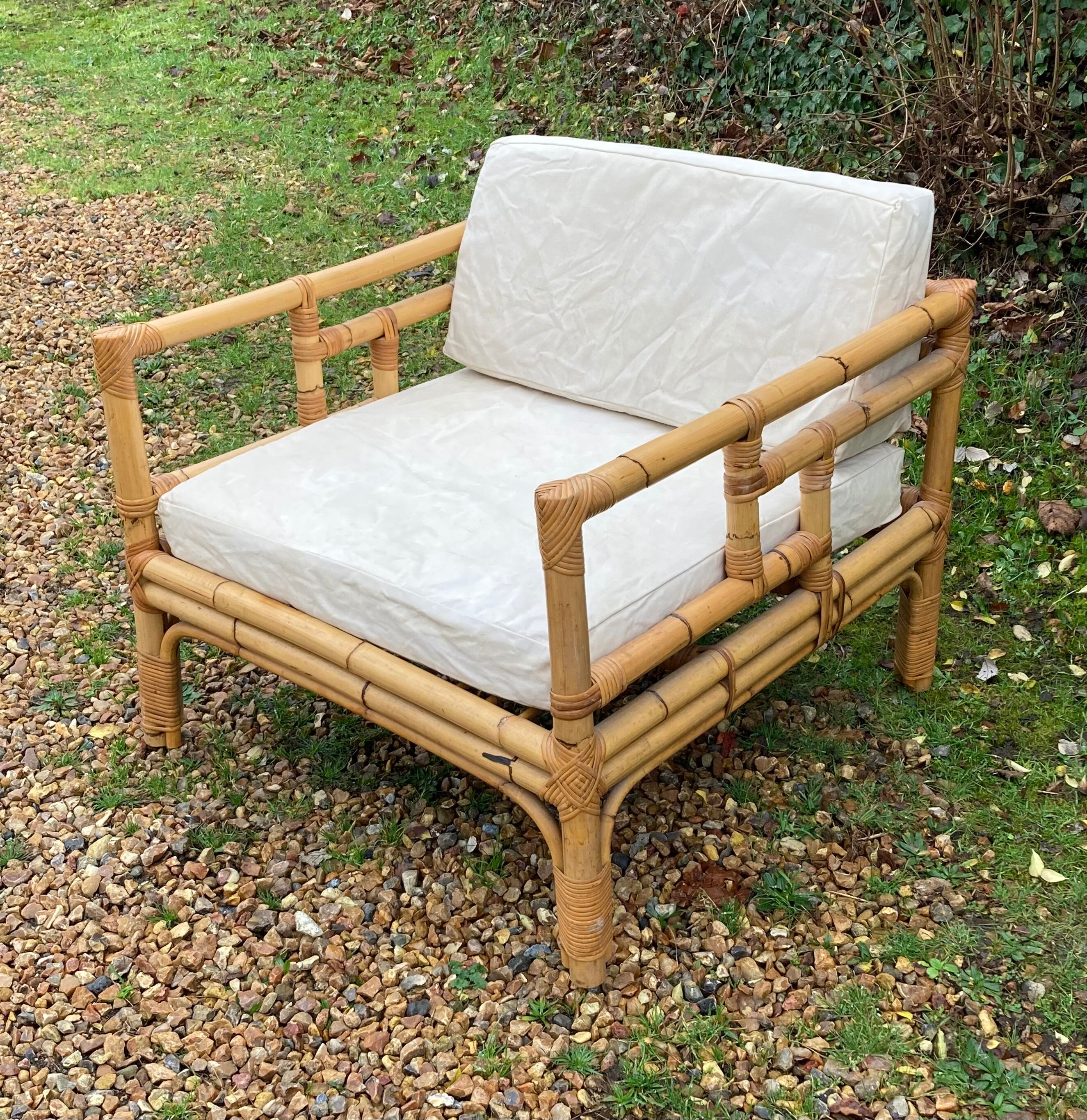 Bamboo armchair