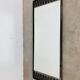 Mid-century wrought iron mirror, 1950s, rectangular.