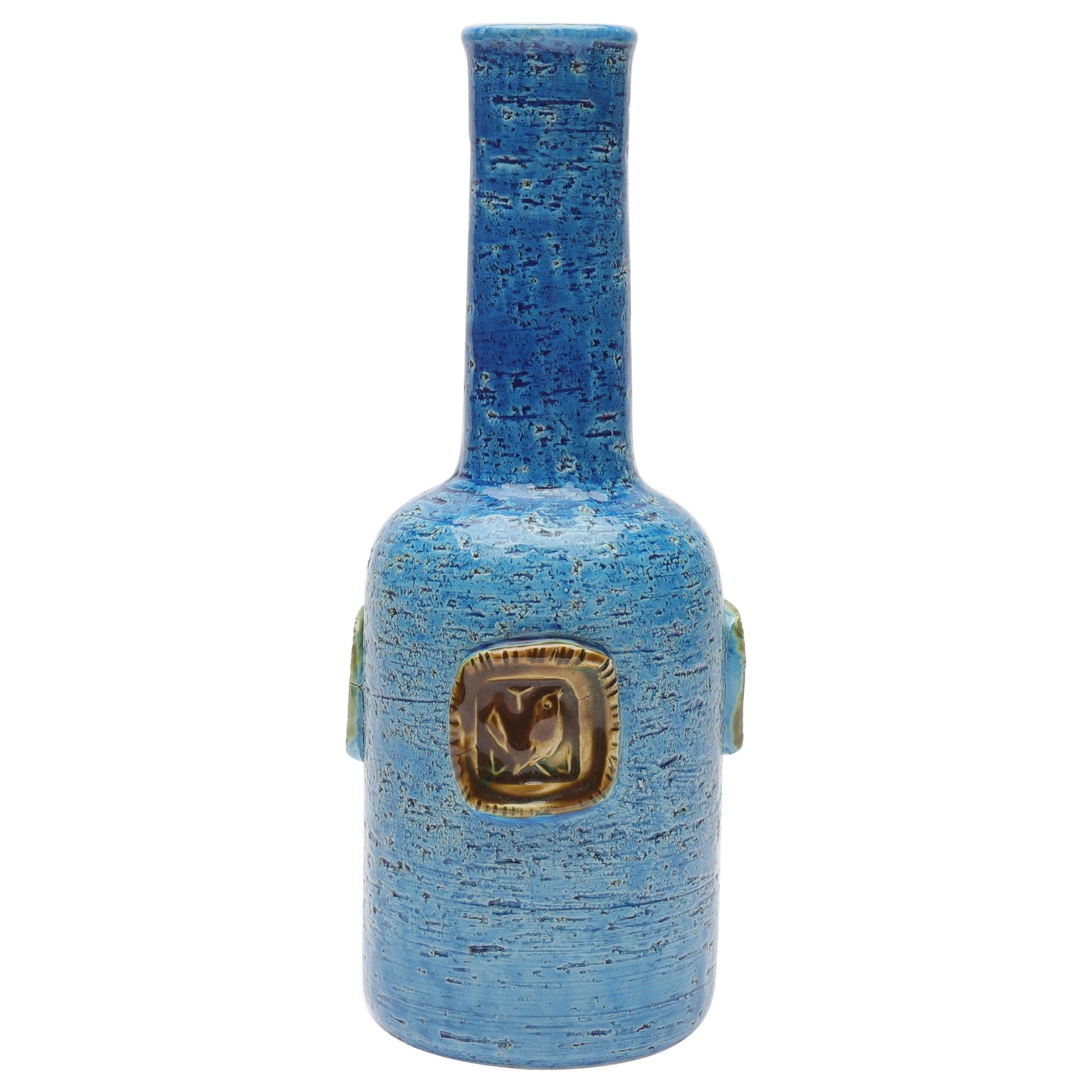 Aldo Londi vase in ceramic from Bitossi, Italy, 1960.