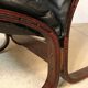 Siesta leather highback chair by Ingmar Relling for Westnofa, 1960s