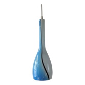 Vintage Murano pendant lamp Luciano Vistosi Italy 1960s