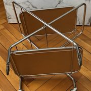 Vintage rolling dessert trolley