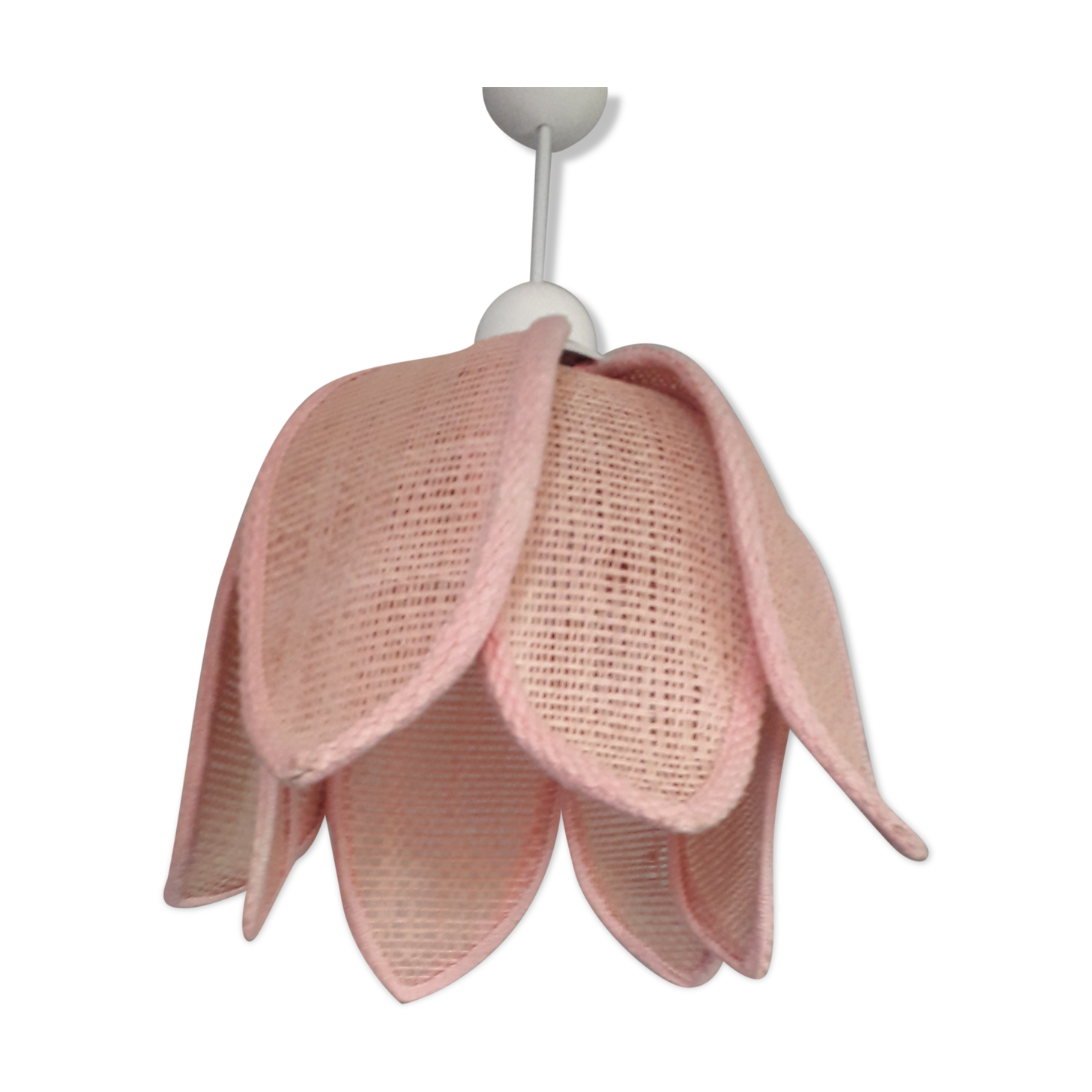 Hanging pink flower cannage