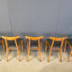 Mid-century Belgian dining chairs, set of 10, 1960s