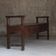 Rustic farmhouse bench with drawers 1900