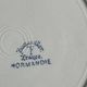 6 assiettes plates Badonviller modèle Normandie