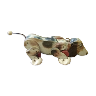 Snoopy wooden dog to shoot from fisher price