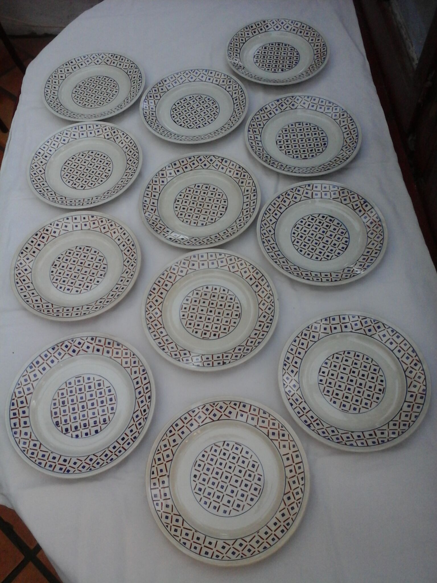 12 dinner plates Lunéville KG