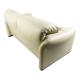 Leather Maralunga sofa by Vico Magistretti for Cassina
