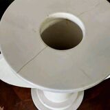 Rare white ceramic vase designed by Nathalie Du Pasquier for Alessio Sarri in 1989