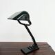Lampe de bureau articulée ERPE — Vert foncé tout métal, Belgique, années 30-40