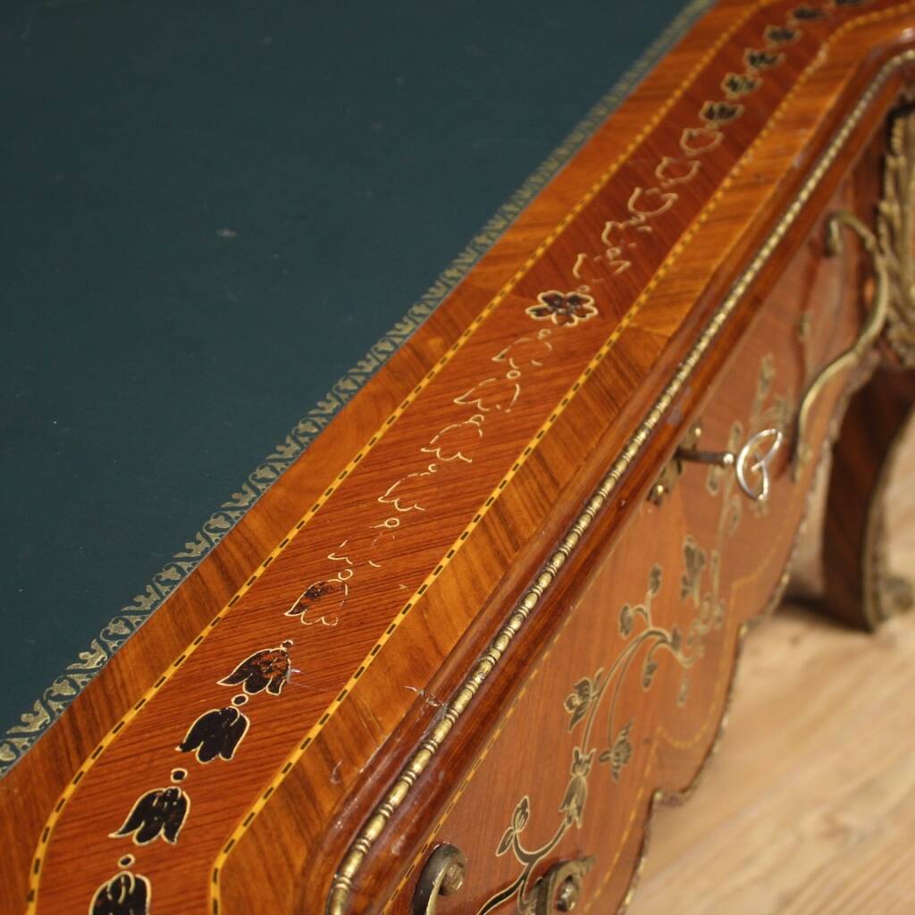 Bureau italien marqueté de style Napoléon III