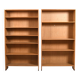 Pair of Hans J. Wegner Oak & Teak Bookshelves RY8