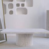 Kalia Square Coffee Table – Natural Travertine