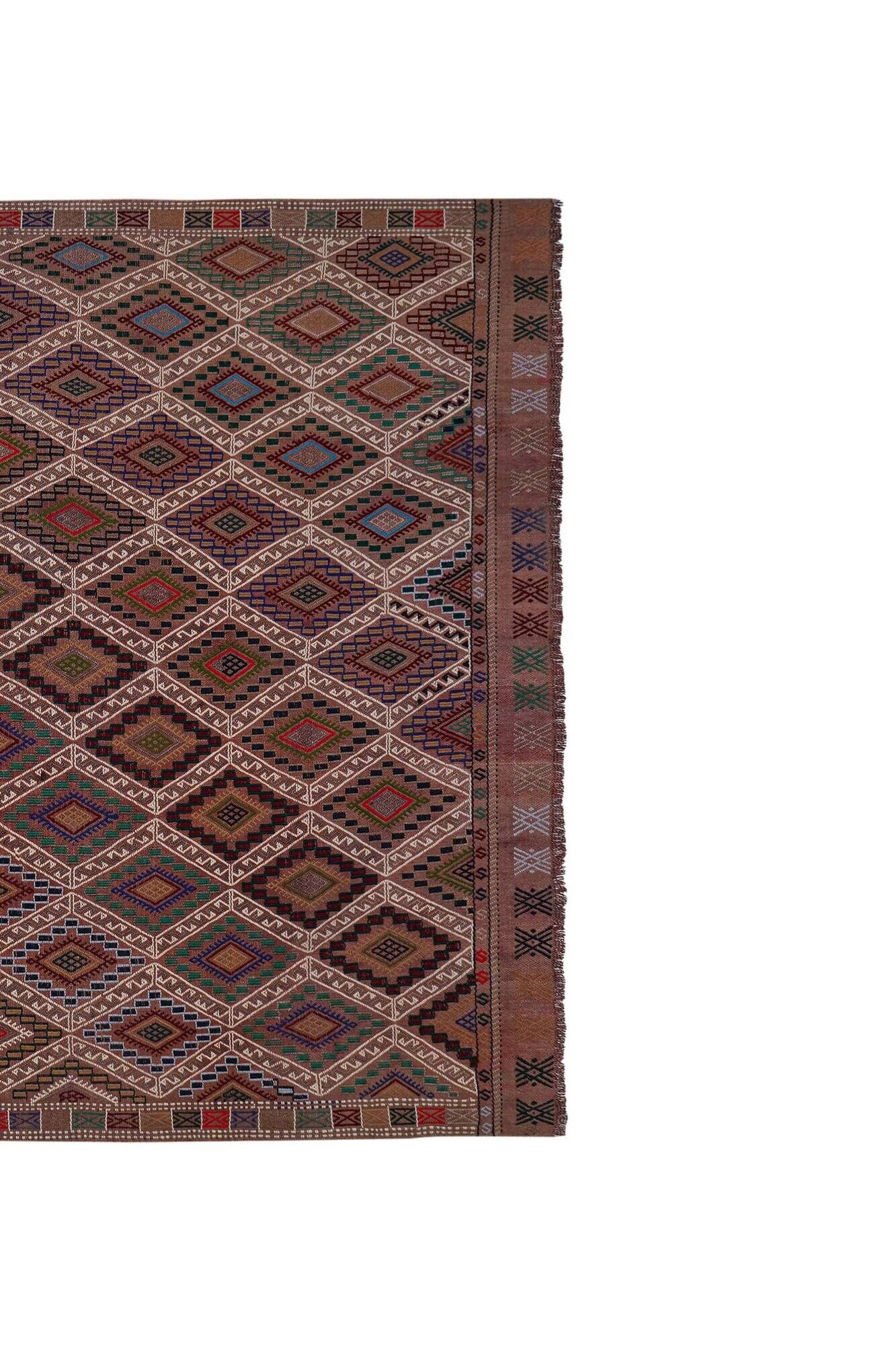 Vintage Turkish kilim, handwoven, 170x258 cm.