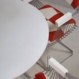 Ensemble table à manger et chaises pivotantes Rudi Verelst pour Novalux