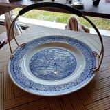 Blue pattern flat plate Very good condition