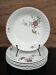 Set of 6 deep plates KG Lunéville Service Fleurs des Indes