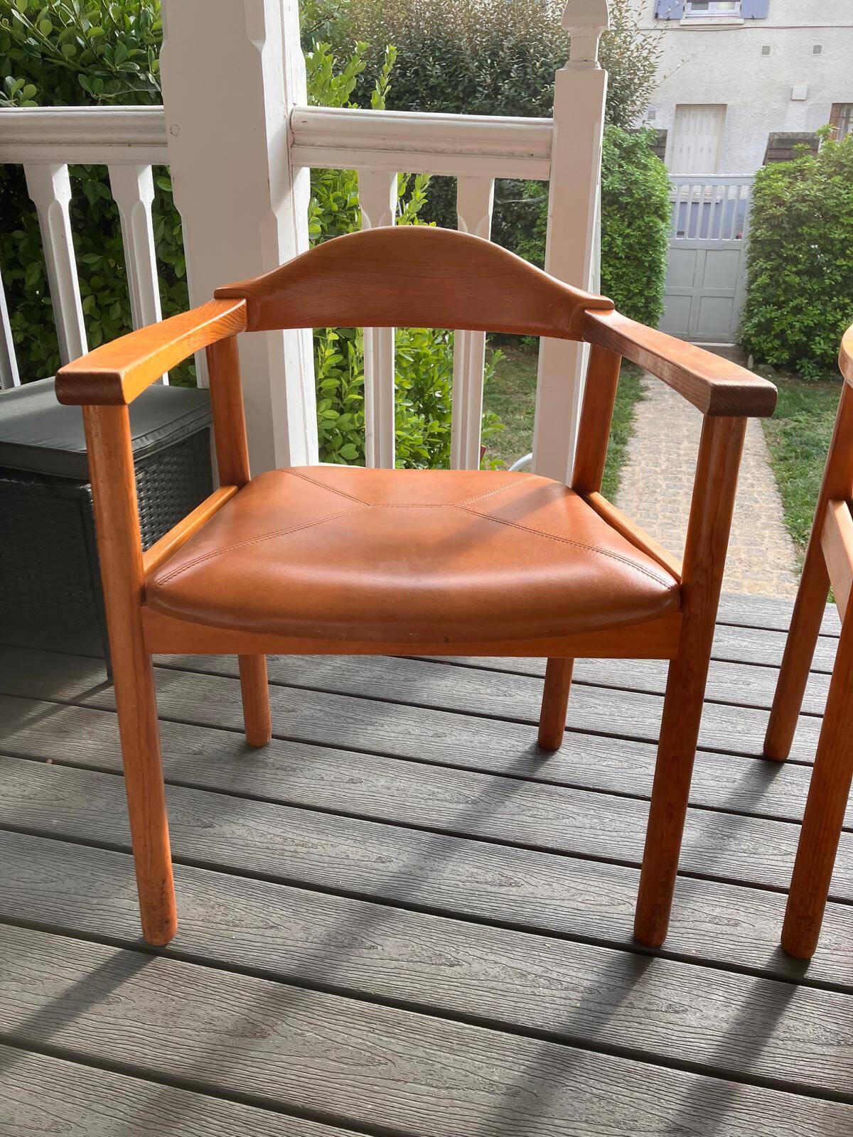 Paire de fauteuils « Form 75 » par Andreas Hansen (Années 80)