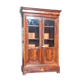 Louis Philippe Style Mahogany Display Cabinet from the 19th Century