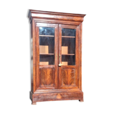 Louis Philippe Style Mahogany Display Cabinet from the 19th Century