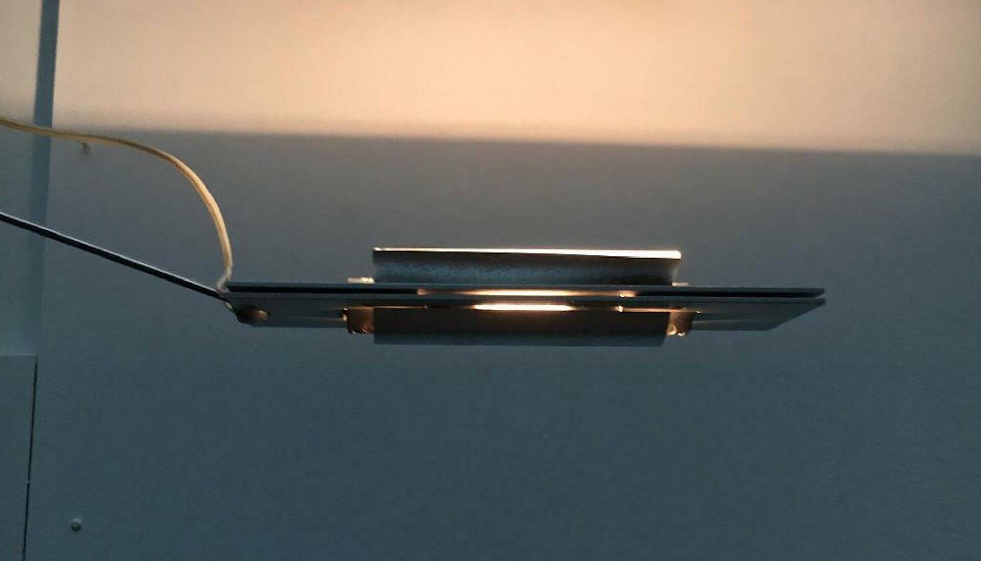 German postmodern wall lamps Wandering Finger by Ingo Maurer for M Design, 1990s, set of 3