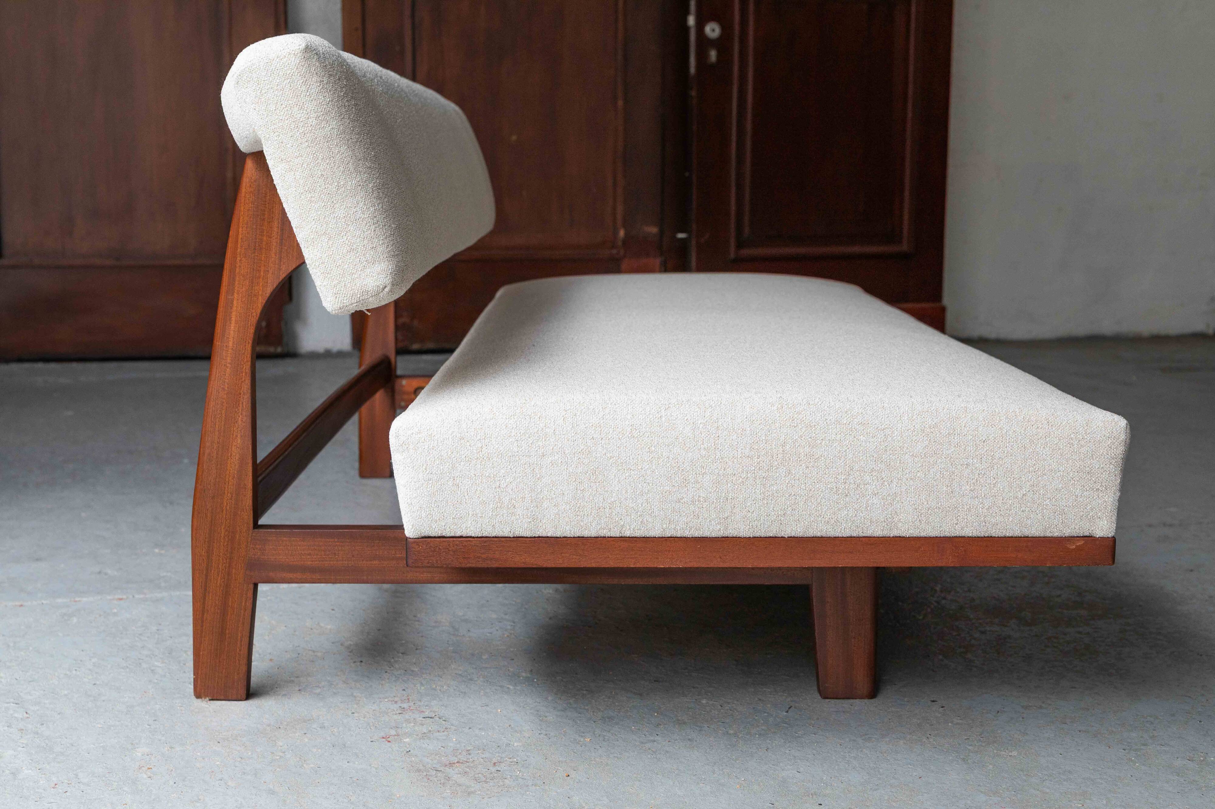 Daybed/ 3-seater sofa by Hans Bellmann for Wilkhahn, Germany, 1960's
