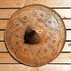 XXL Asian hat in woven caning