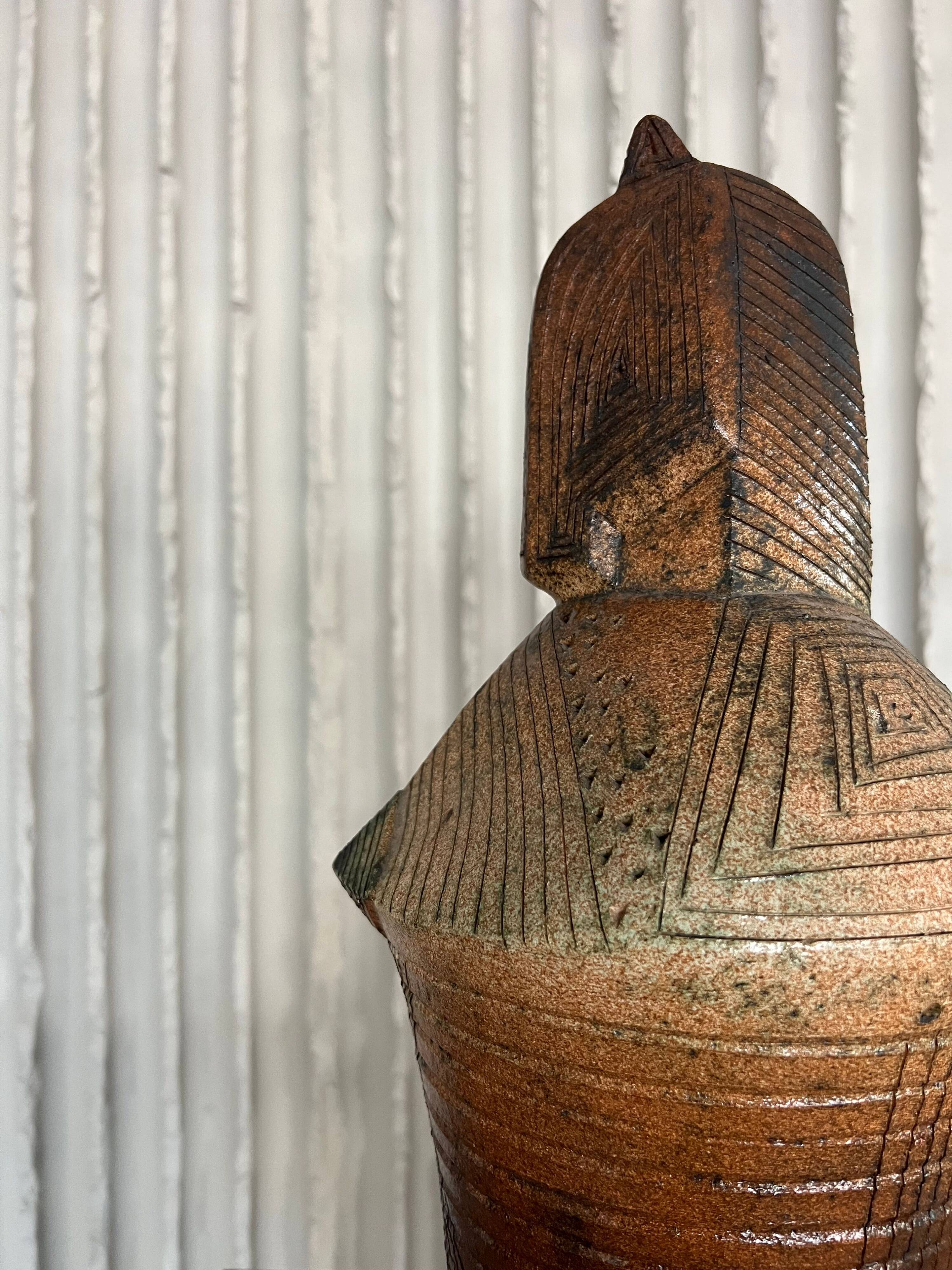 XXL (40-80cm) ceramic chess set by Maria Kenarova