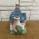 multi-colored teapot, slip style