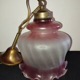 Vintage pink pendant light