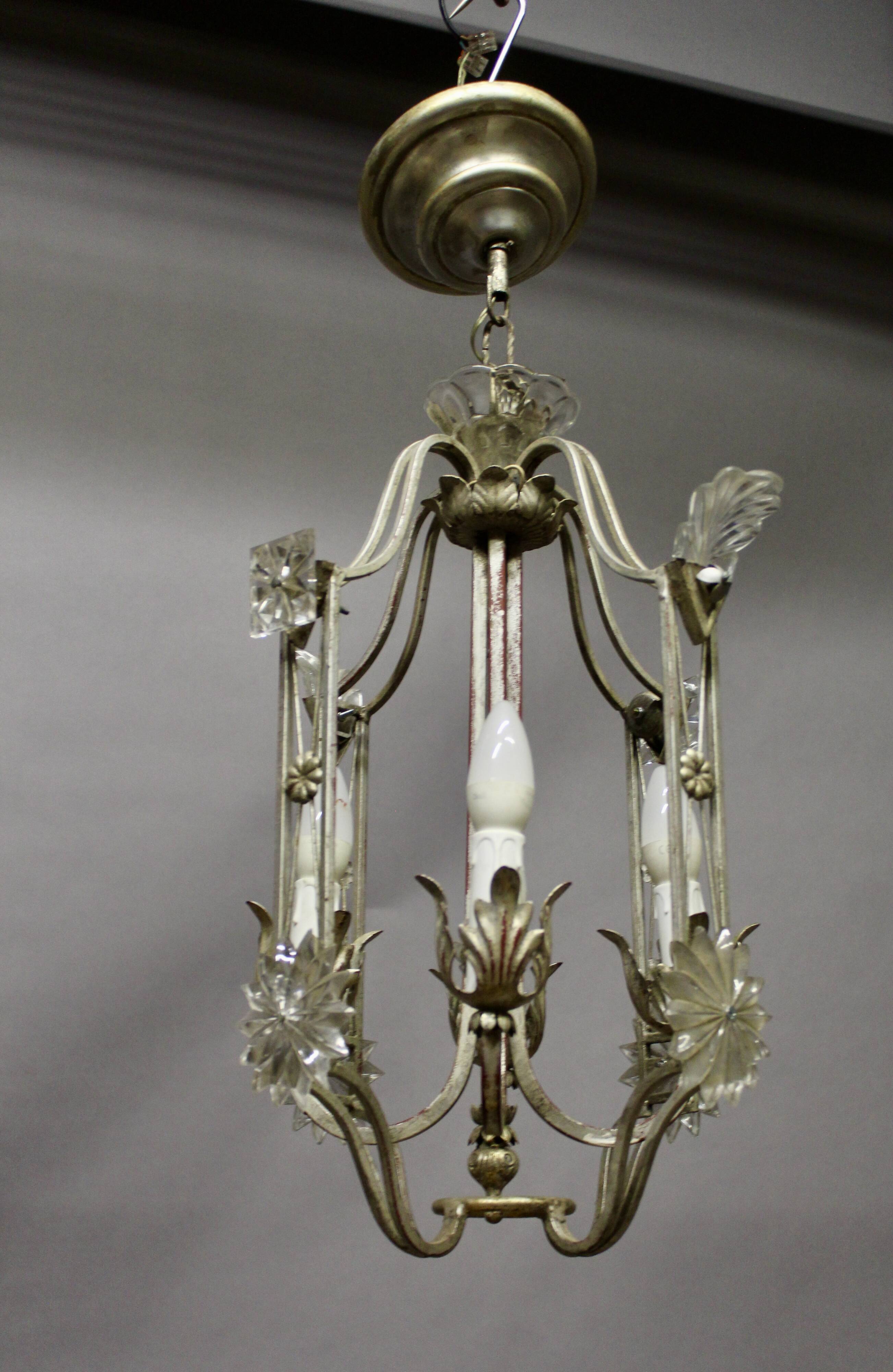 Chandelier Atelier Banci in Florence with 4 lights.