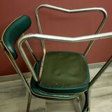 Pair of industrial office chairs