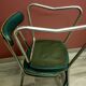Paire de chaises de bureau industrielles