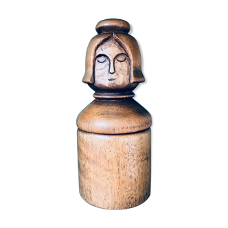Wooden doll box