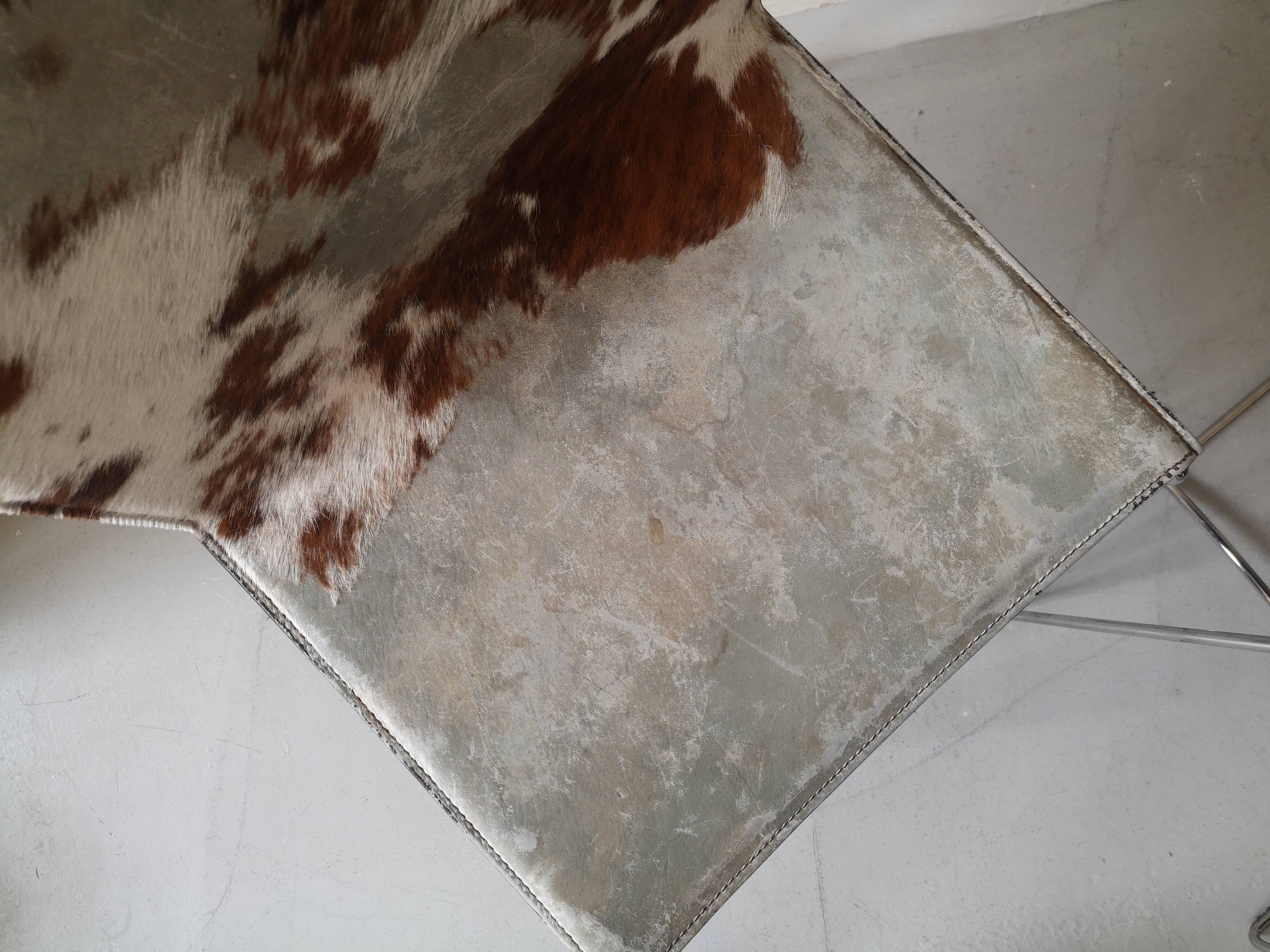 set of 2 "fil"metal chairs by Pascal Mourgue for Ligne Roset Cinna