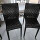 Kartell ami ami black chairs
