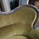 Louis-Philippe 3-seater velvet sofa - 19th century