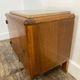 Small wooden piece of furniture with a marble top, 1950s.