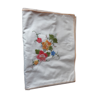 Hand embroidered tablecloth
