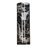 Vase en marbre Portoro noir et doré par Angelo Mangiarotti pour Skipper, années 70.