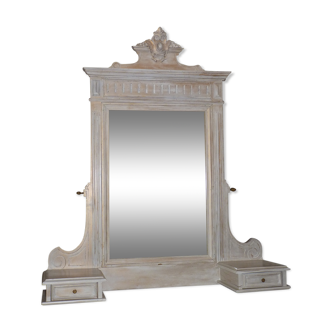 Dressing table with mirror former 110x130cm