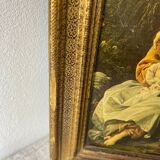 Florentine wooden triptych painting