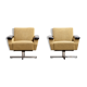 Paire de fauteuils vintage en Laine 1960