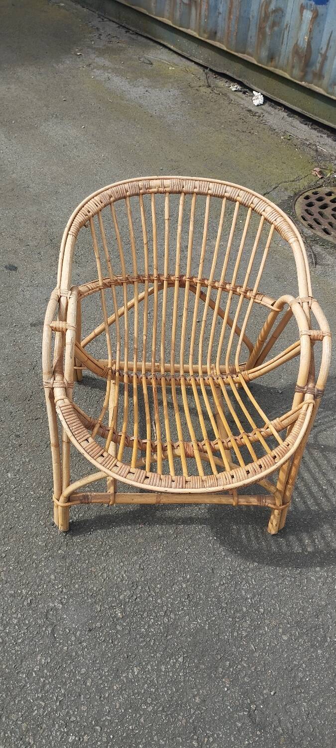 Rattan garden furniture from the 70s