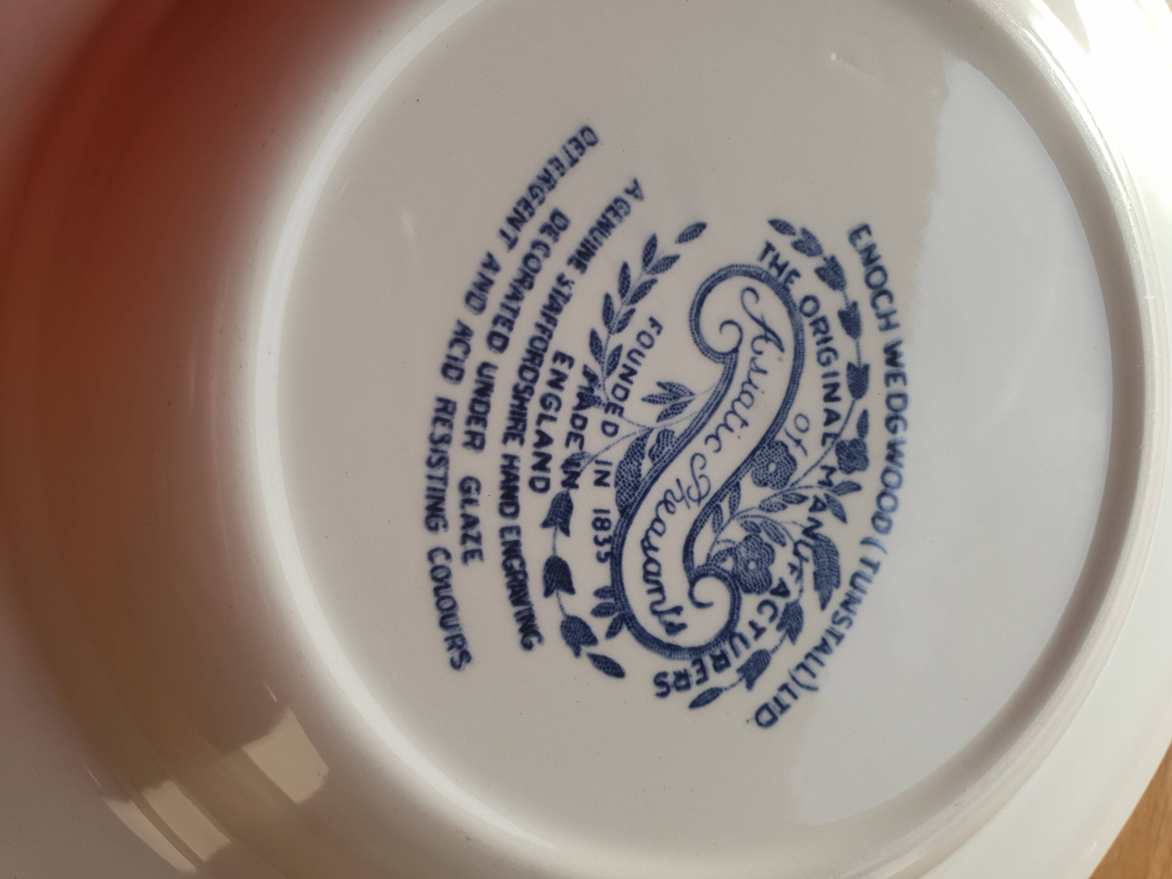 Hollow plates / Hollow plates ASIATIC PHEASANTS Enoch Wedgwood